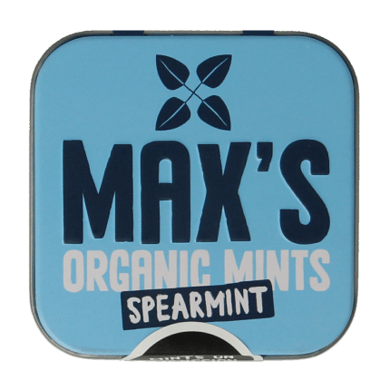 Max mints Spearmint blikje vierkant bio