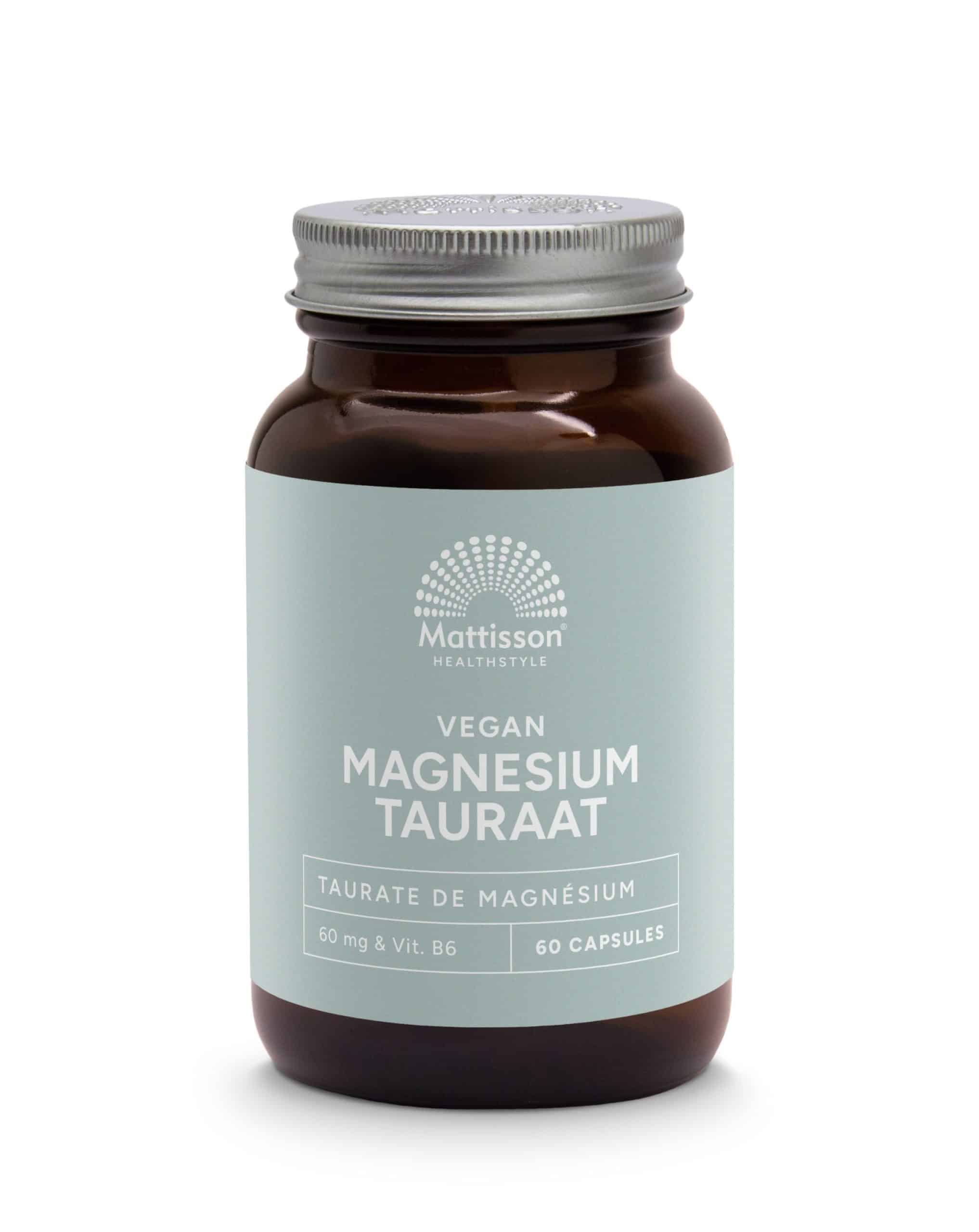 8720289191139_A1N1.jpg Mattisson Magnesium tauraat met p-5-p - Afbeelding 1