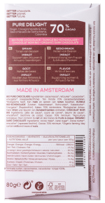 Chocolatemakers Pure delight 70% puur bio - Afbeelding 2