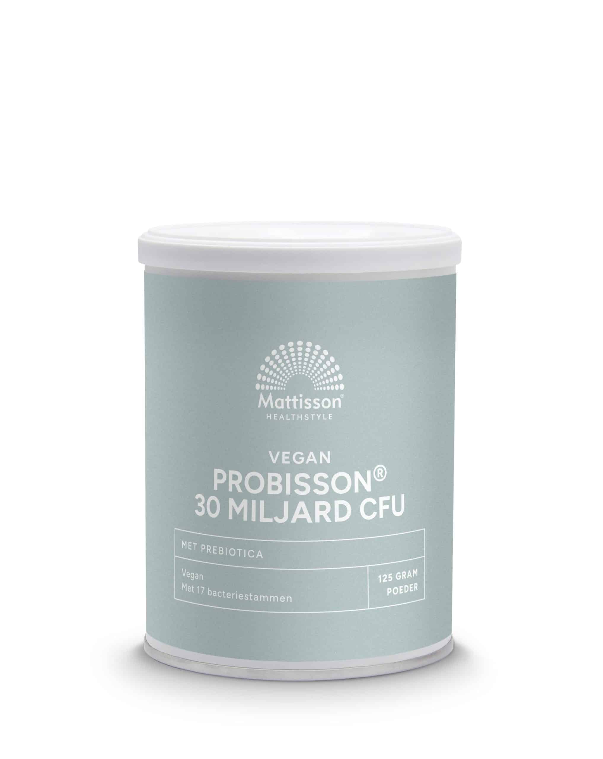 8720791840396_A1N1.jpg Mattisson Probisson poeder 30 miljard CFU met prebiotica - Afbeelding 1