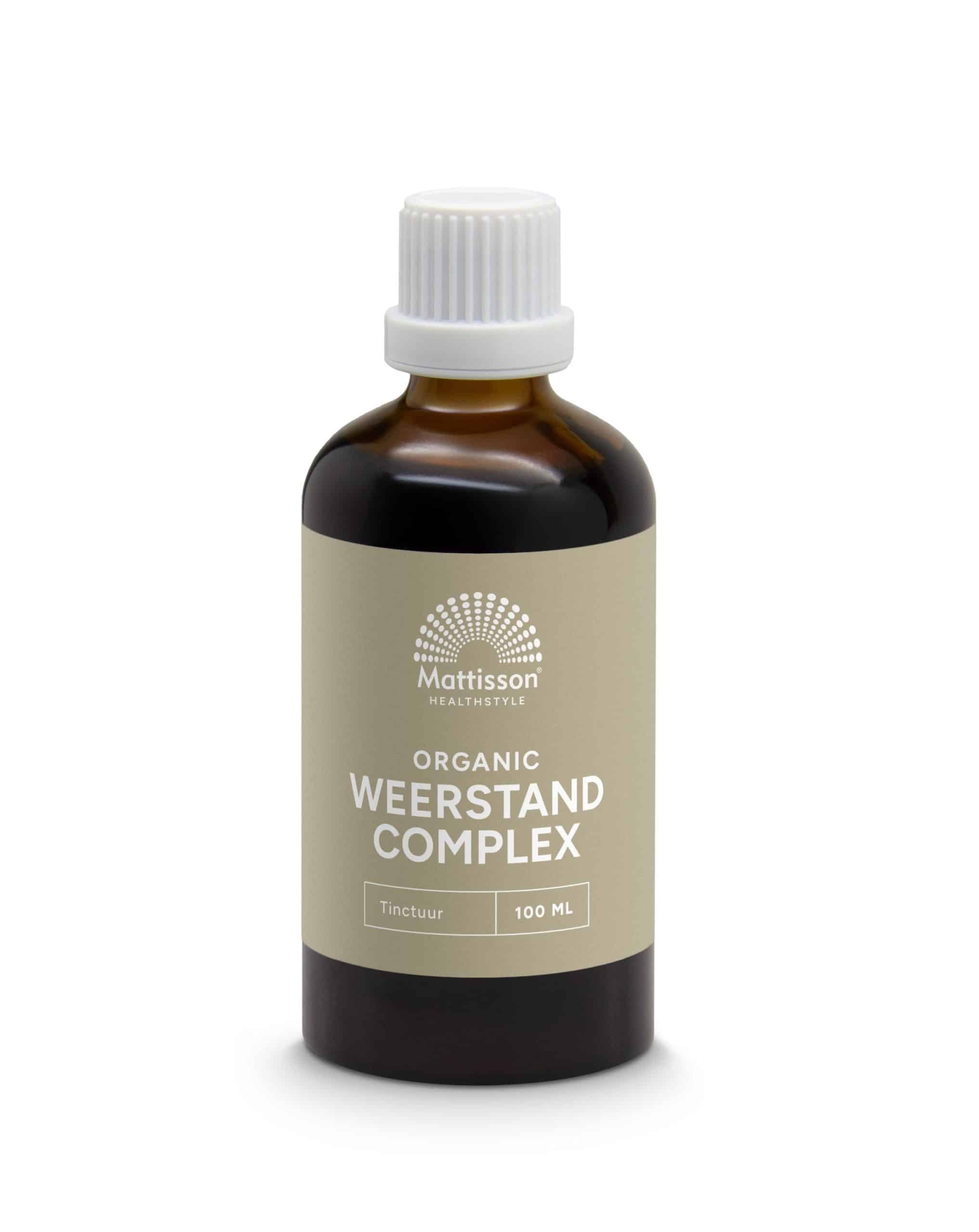 8720791840839_A1N1.jpg Mattisson Organic weerstand/immuun complex tinctuur bio - Afbeelding 1