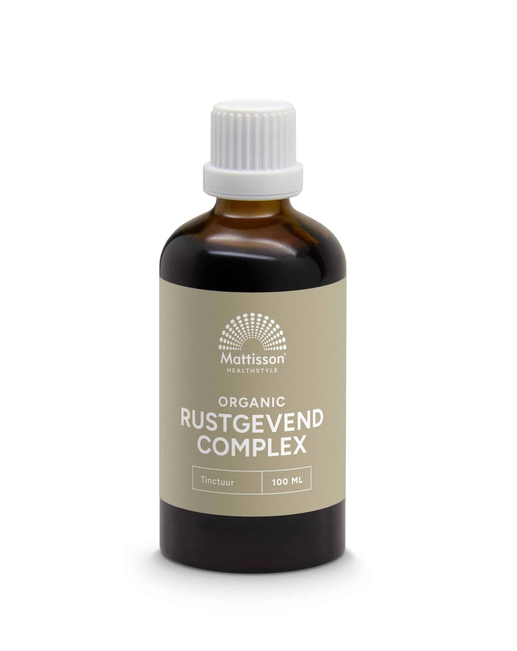 8720791840853_A1N1.jpg Mattisson Organic rustgevend relax complex tinctuur bio - Afbeelding 1