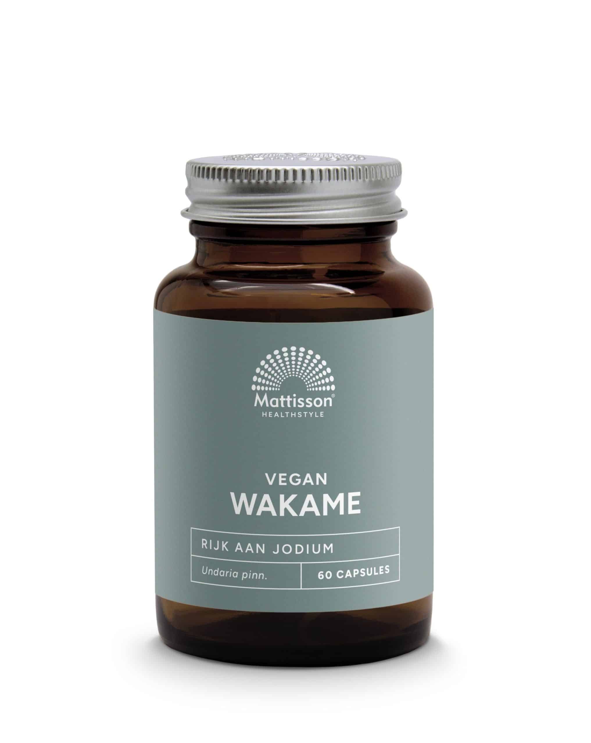 8720791840921_A1N1.jpg Mattisson Wakame 1000mg bevat jodium - Afbeelding 1