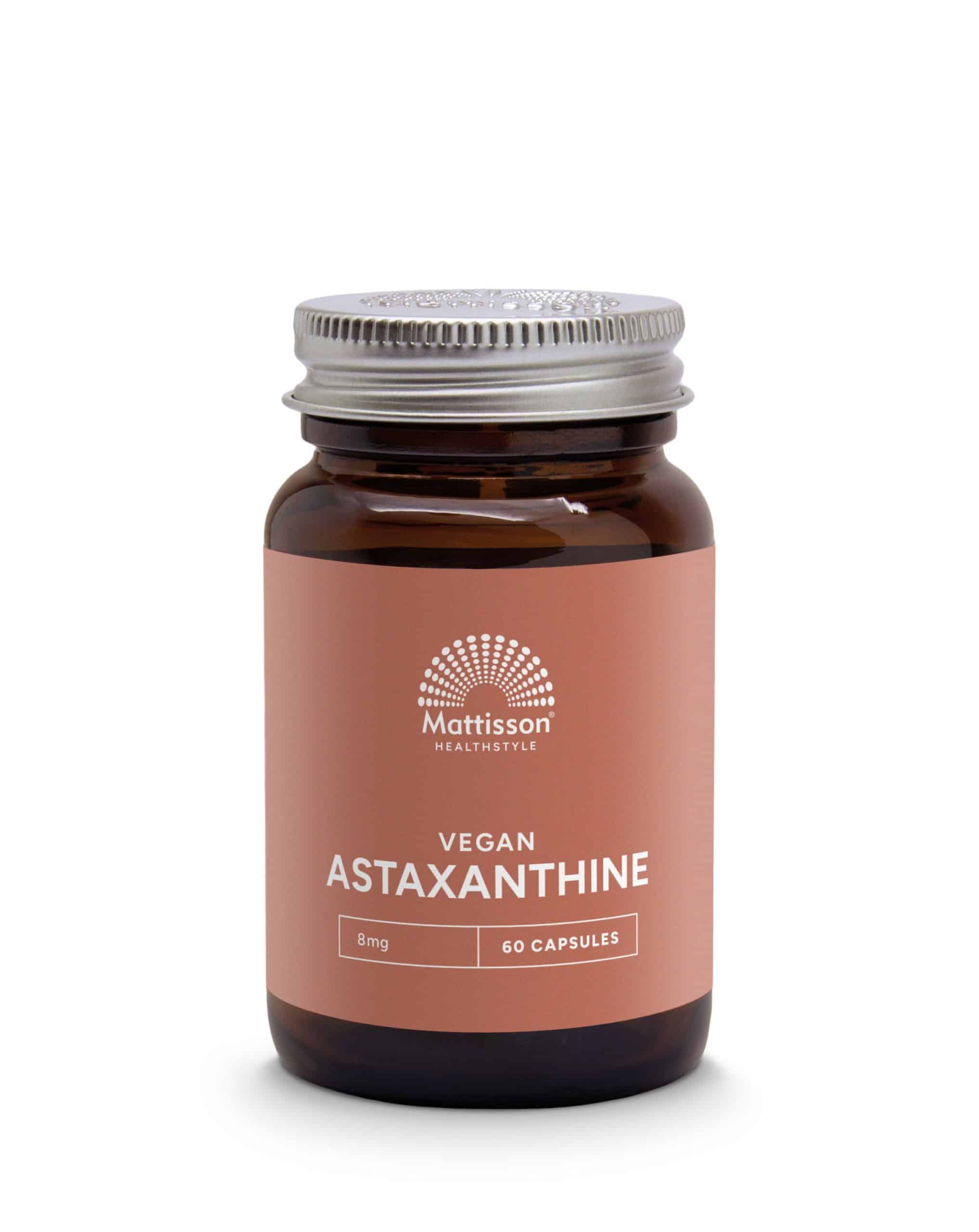 8720791841072_A1N1.jpg Mattisson Vegan astaxanthine 8mg - Afbeelding 1