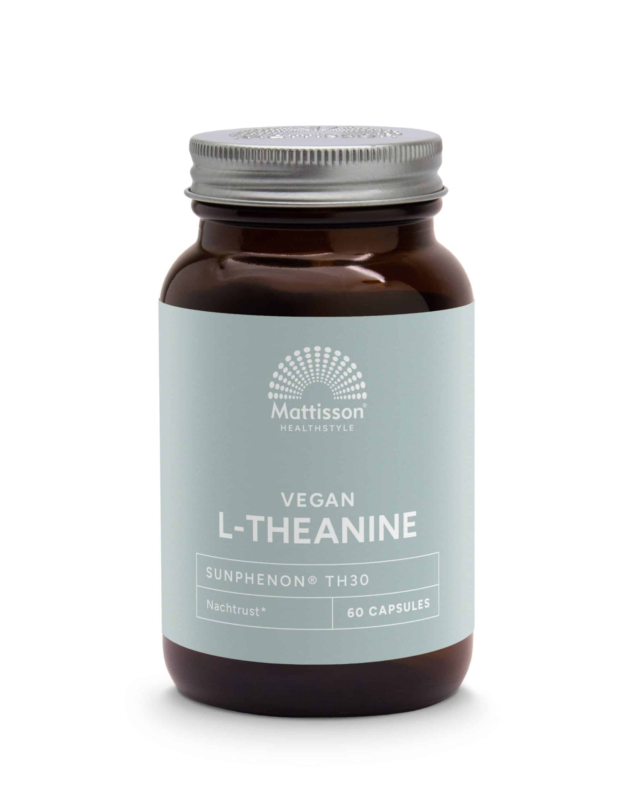 8720791841577_A1N1.jpg Mattisson L-Theanine 200mg sunphenon - Afbeelding 1