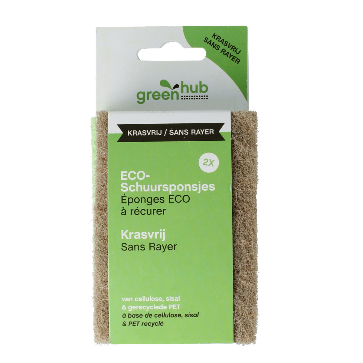 8720892171979_A1N1.png Greenhub Schuursponsjes eco krasvrij - Afbeelding 1