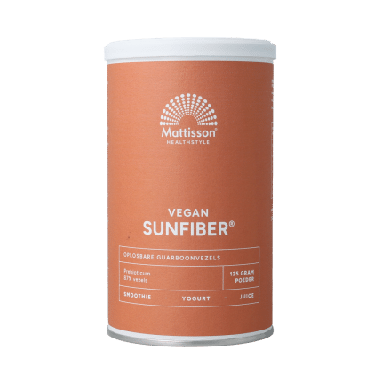 Mattisson Sunfiber oplosbare guarboonvezels vegan