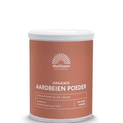 Mattisson Aardbeien poeder bio