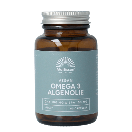 Mattisson Vegan omega 3 algenolie EPA 150mg&DHA 100mg