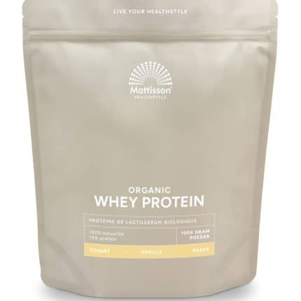 Mattisson Wei proteine poeder 75% vanille bio