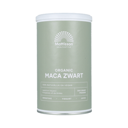 Mattisson Organic Maca Zwart