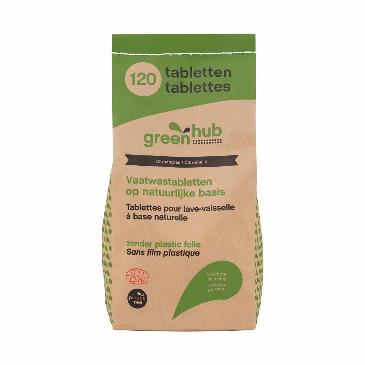 8721082854085_A1N1.jpg Greenhub Vaatwastabletten plasticvrij - Afbeelding 1