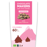 Chocolatemakers Snackable puur 60% met hazelnoot bio