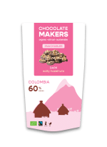 Chocolatemakers Snackable puur 60% met hazelnoot bio