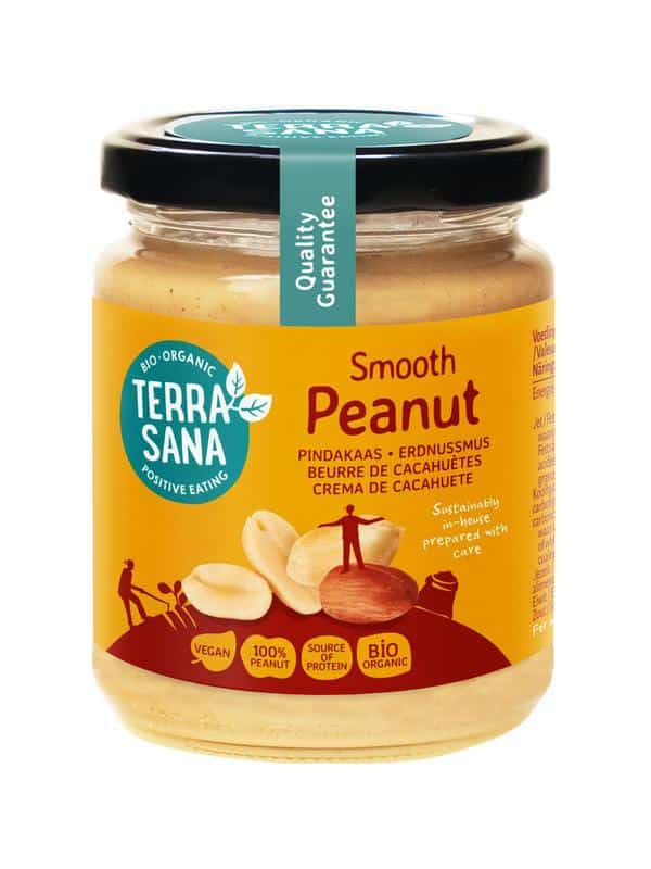 892909.jpg TerraSana Pindakaas fijn zonder zout bio - Afbeelding 1