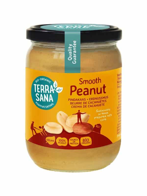 892910.jpg TerraSana Pindakaas fijn zonder zout bio - Afbeelding 1
