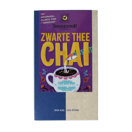 Sonnentor Zwarte chai thee bio