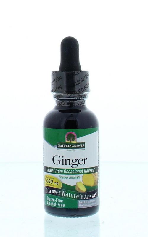910524.jpg Natures Answer Gember extract alcoholvrij - Afbeelding 1