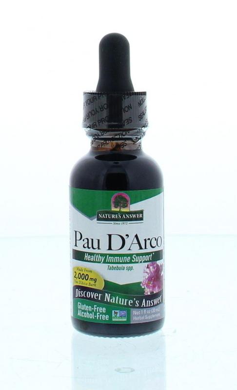 910538.jpg Natures Answer Pau d'arco extract alcoholvrij - Afbeelding 1
