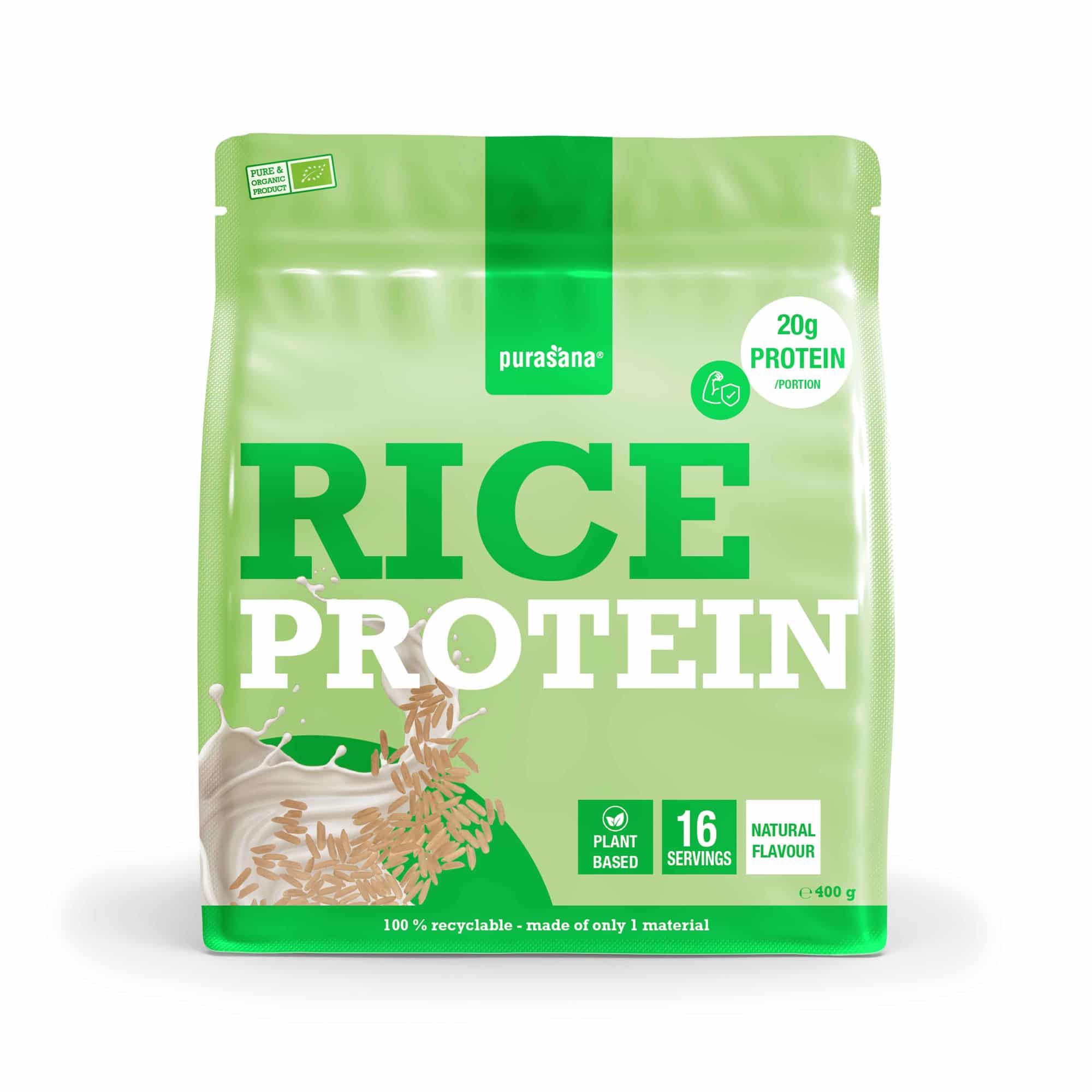 915770.jpg Purasana Plant protein rijst natuurlijk bio - Afbeelding 1