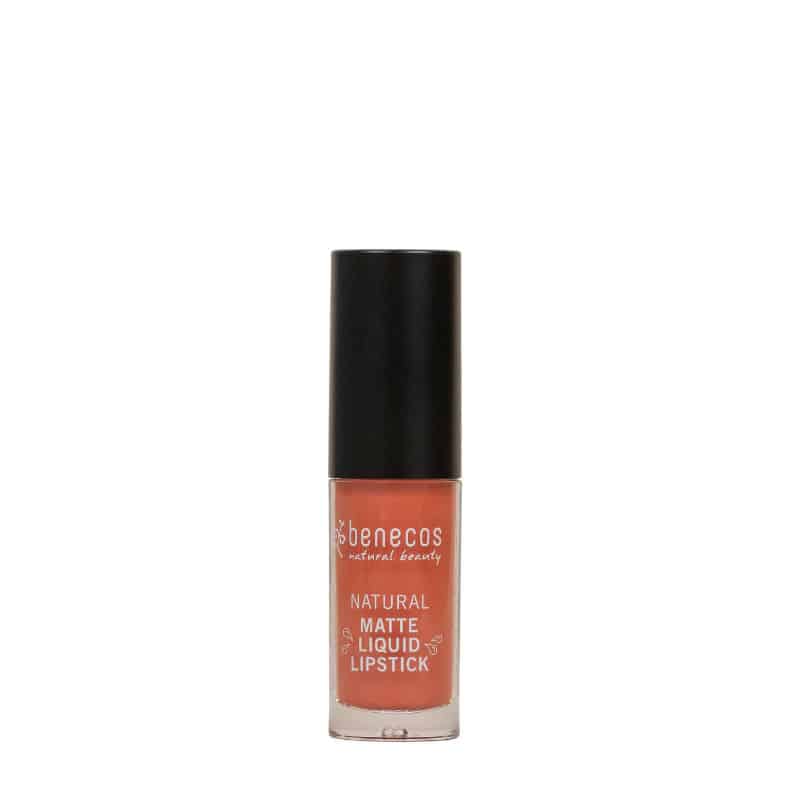 932469.jpg Benecos natural beauty Natural lipstick liquid mat coral kiss - Afbeelding 1