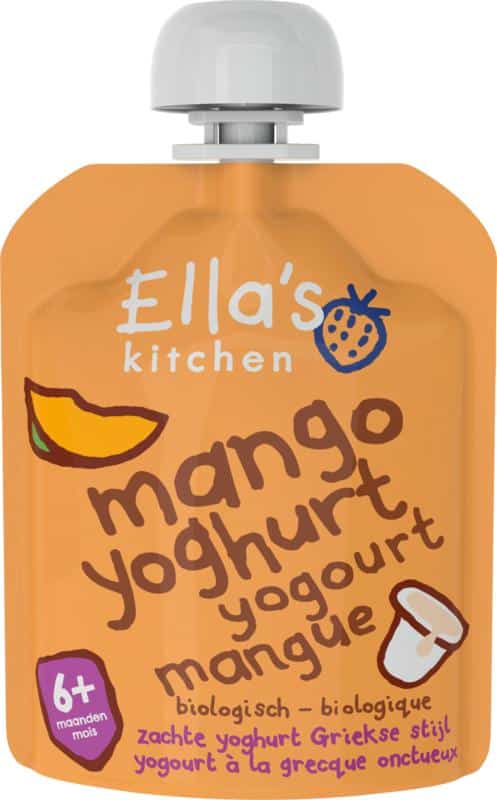 940387.jpg Ella's Kitchen Mango yoghurt griekse stijl 6+ maanden bio - Afbeelding 1