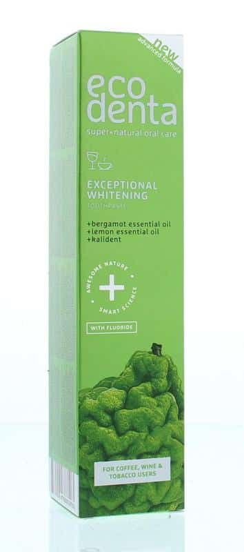 941485.jpg Ecodenta Tandpasta whitening bergamot citroen kalident - Afbeelding 1