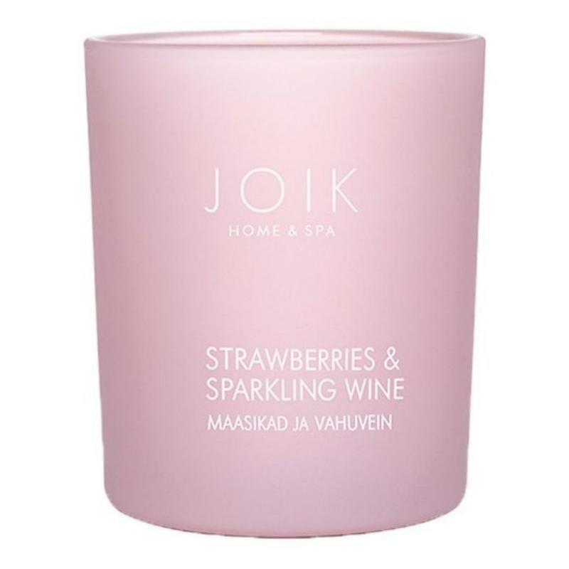 945731.jpg Joik Organics Geurkaars strawberry & sparkling wine vegan - Afbeelding 1