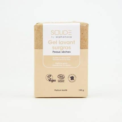 Alphanova Solide Cleansing bar bio  gel droge huid sheabutter