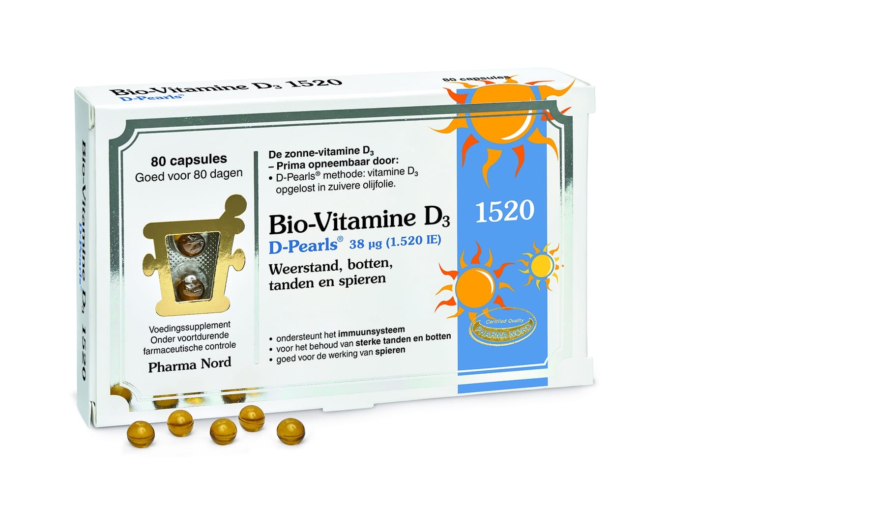 946318.jpg Pharma Nord Bio vitamine D3 38mcg - Afbeelding 1