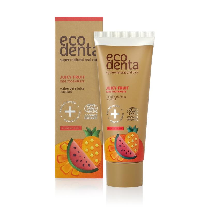 959054.jpg Ecodenta Tandpasta kids juicy fruit - Afbeelding 1