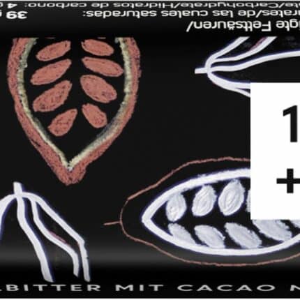 Vivani Chocolate to go puur 100% + nibs bio