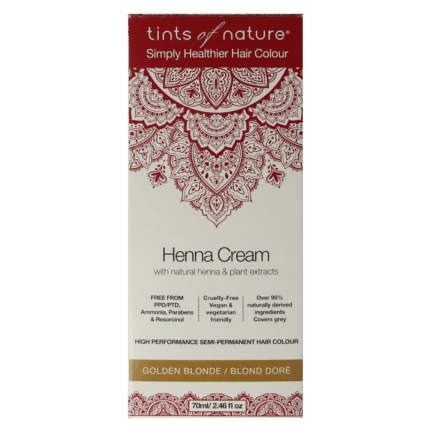 Tints Of Nature Henna cream golden blond semi permanent