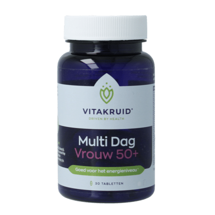 Vitakruid Multi Dag Vrouw 50+ 100% Vegan