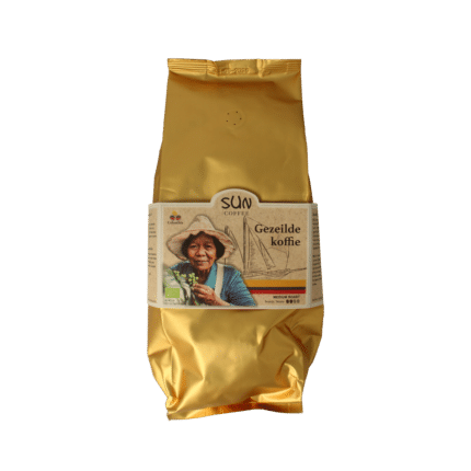SUN Coffee Gezeilde koffiebonen medium roast bio