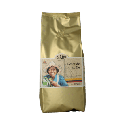 SUN Coffee Gezeilde koffiebonen gold roast bio