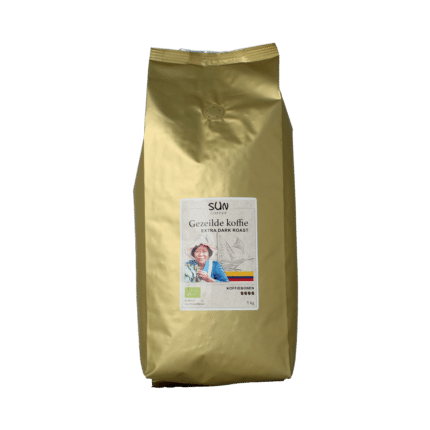SUN Coffee Gezeilde koffiebonen extra dark roast bio