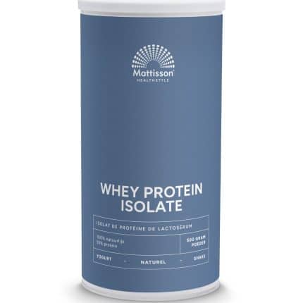 Mattisson Whey protein isolate isolaat sport