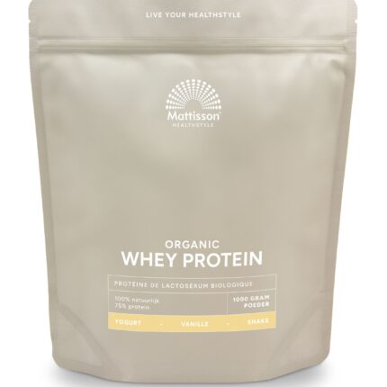 Mattisson Wei proteine poeder 75% vanille bio