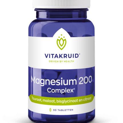 Vitakruid Magnesium 200 Complex Tauraat Malaat Bisglycinaat
