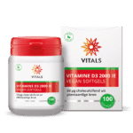 Vitals Vitamine D3 2000 ie Vegan Softgels