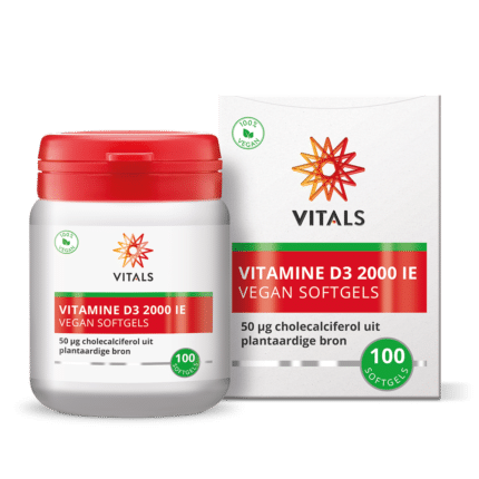 Vitals Vitamine D3 2000 ie Vegan Softgels
