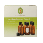 Primavera Lege flessen set 6x50ml schenkdop bruin glas