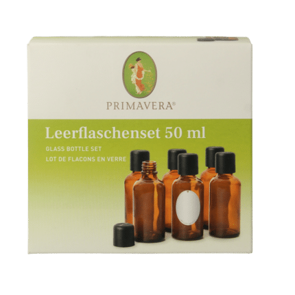 Primavera Lege flessen set 6x50ml schenkdop bruin glas