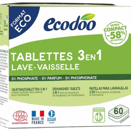 Ecodoo Vaatwas tabletten 3-in-1 geconcentreerd XL bio