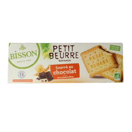 Bisson Petit beurre biscuit met chocolade bio