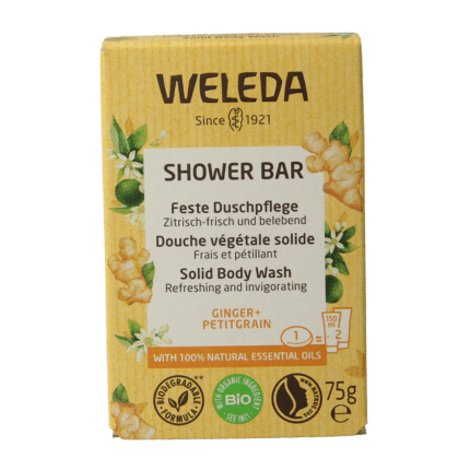 Weleda Shower bar ginger + petitgrain