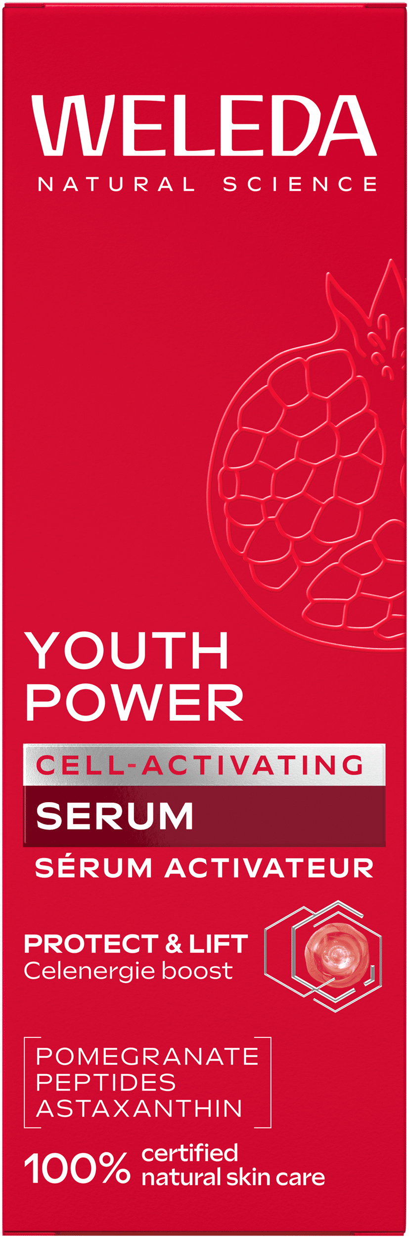 4001638596282_A1N1.png Weleda Youth power serum granaatappel astaxanthine - Afbeelding 1