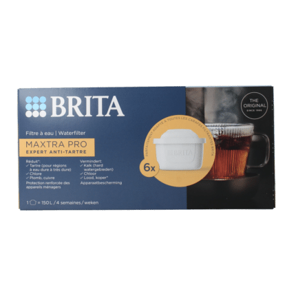 Brita waterfilterpatroon MAXTRA PRO Kalk Expert 6-Pack