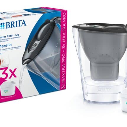 Brita Waterfilterbundel Marella Cool grey + 3 MAXTRA PRO